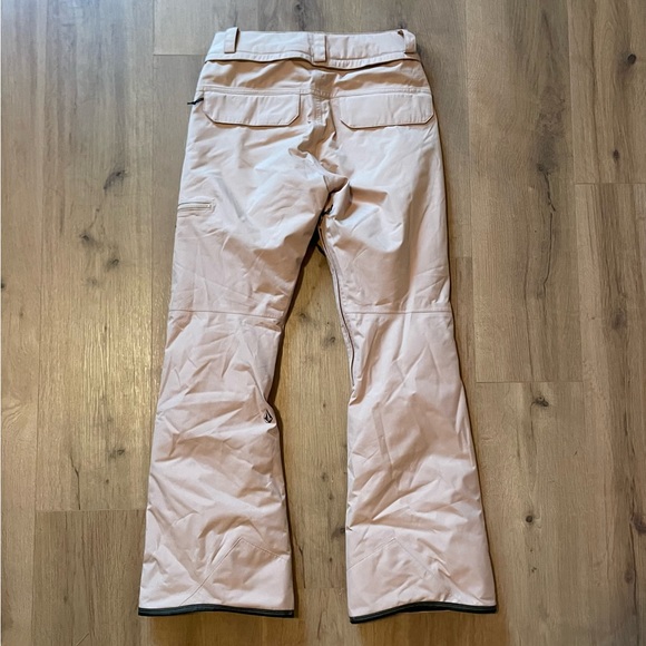 Volcom Knox insulated gore Tex snowboarding snow pants women’s tan size XS - Picture 4 of 4
